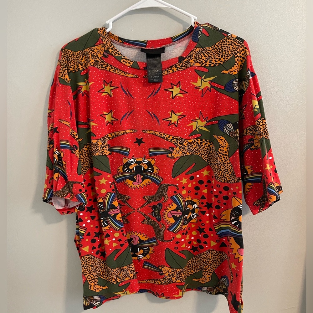 Nooworks Pride Tiger Oversized Tee Shirt